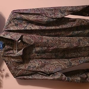 🚨Women's Chaps 100% Cotton Paisley Blouse.